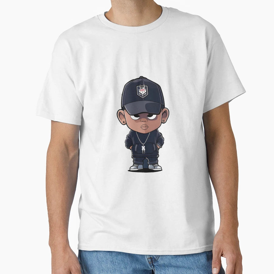 Jay Z Cartoon Character T-Shirt - Custom Art Print Unisex - T-Shirt, Sweatshirt, Hoodie