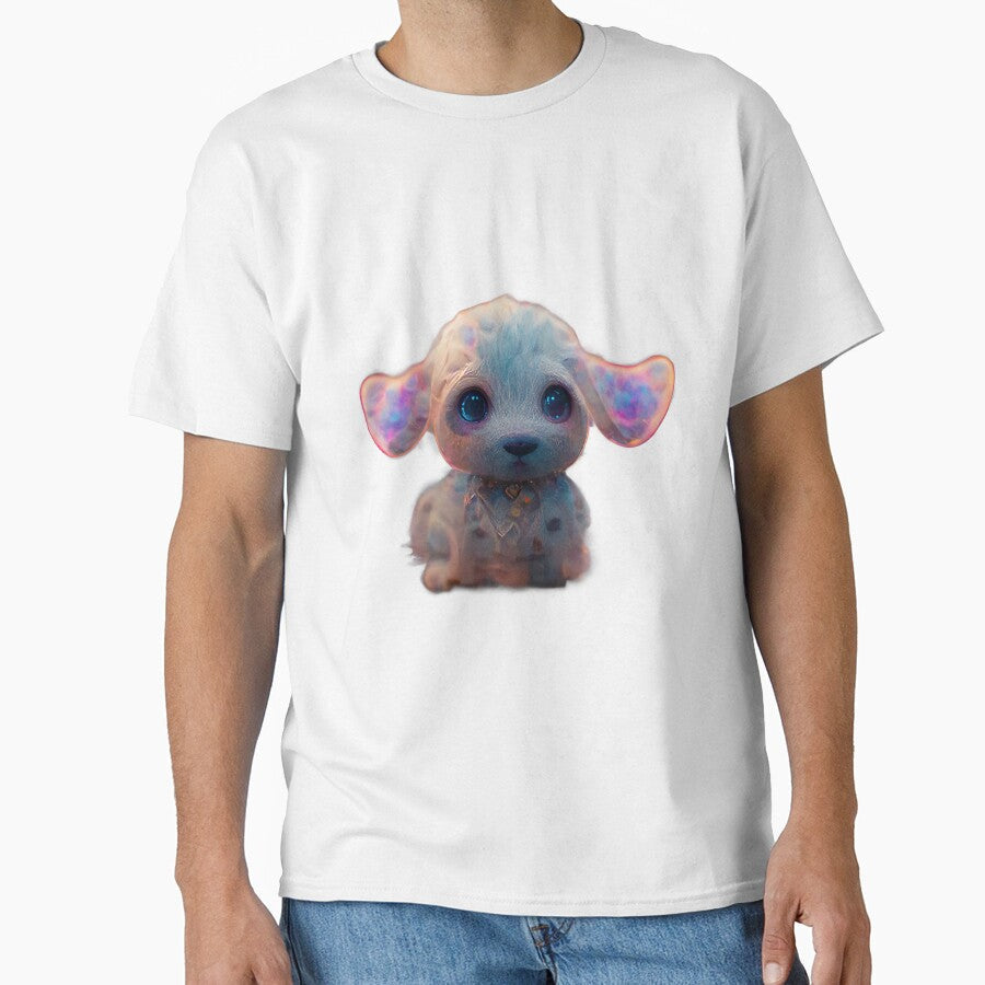 Liquid Glow Puppy by Bratak - Adult & Kids T-Shirts, Sweatshirts & Hoodies apparel design preview 1
