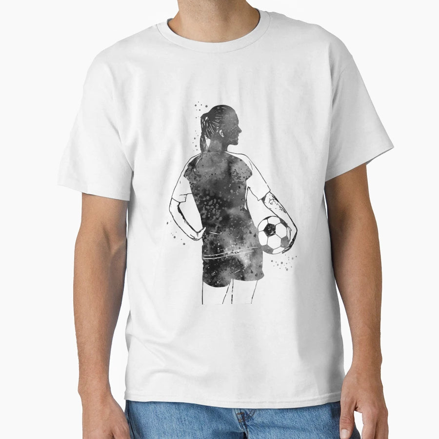 Female Soccer Player T-Shirt - Trendy Graphic Unisex - T-Shirt, Sweatshirt, Hoodie