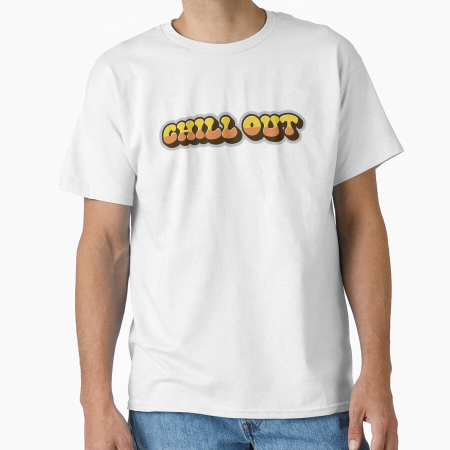 Unwind Unleashed: 'Chill Out' in Bold by - Adult & Kids T-Shirts, Sweatshirts & Hoodies apparel design preview 1