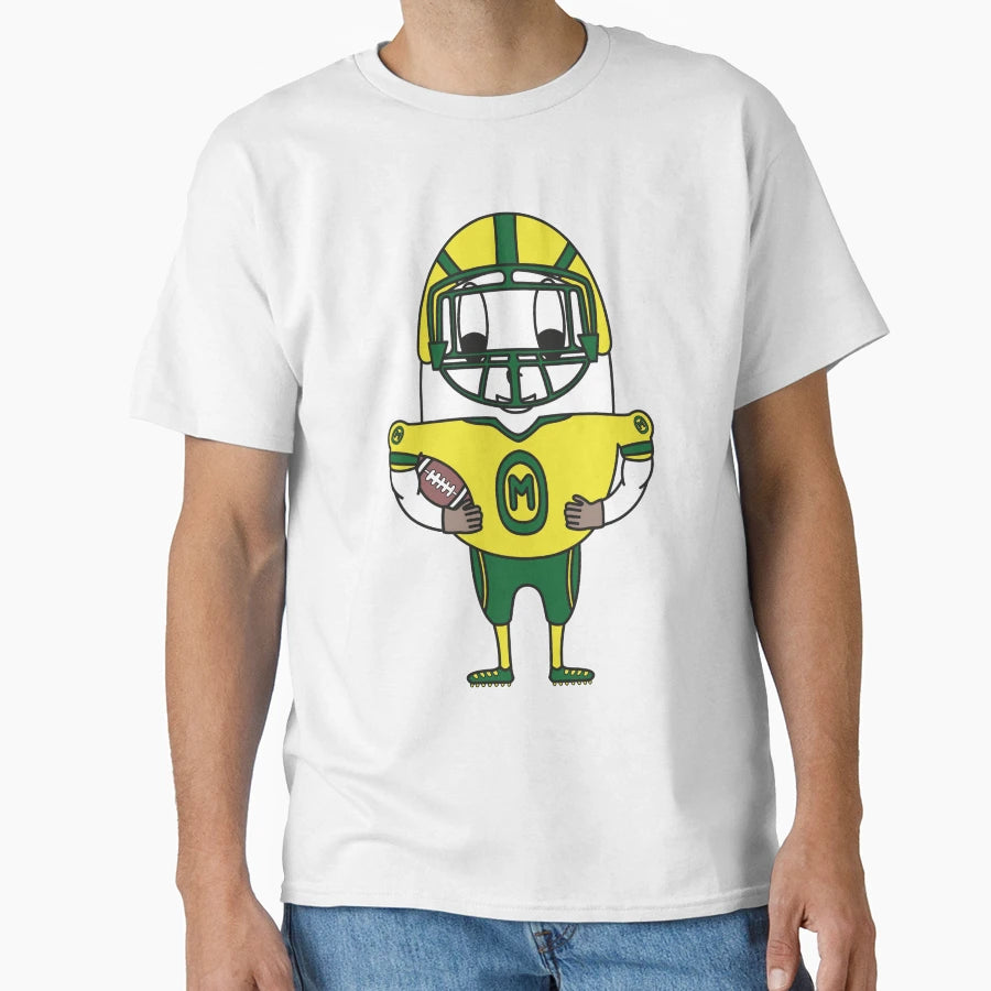 American Football Player Egg T-Shirt - Minimalist Print for Adults - T-Shirt, Sweatshirt, Hoodie