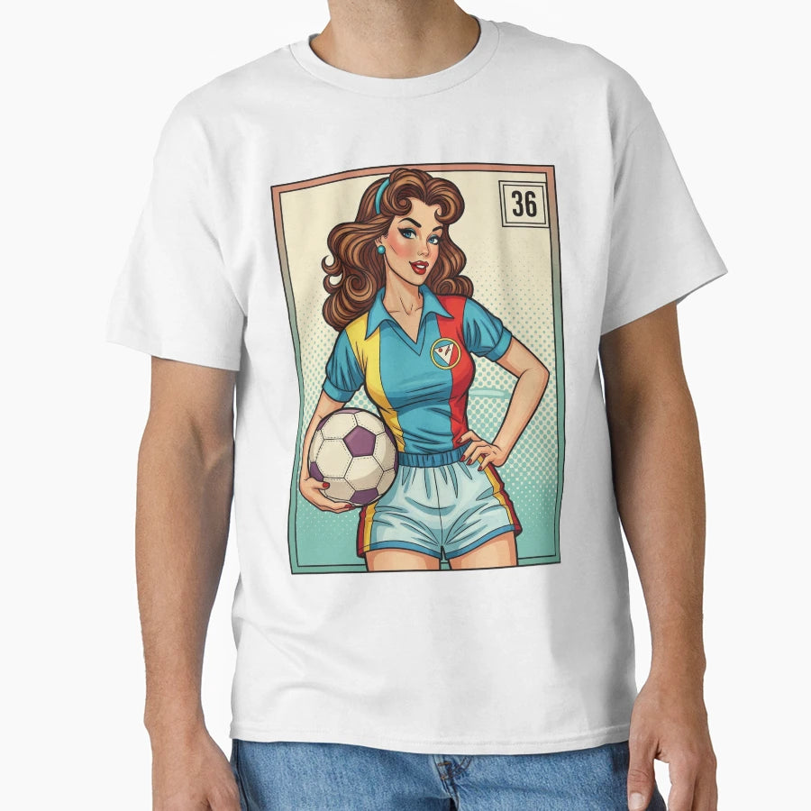 Funny Soccer Beauty T-Shirt - Custom Art Print for Adults - T-Shirt, Sweatshirt, Hoodie