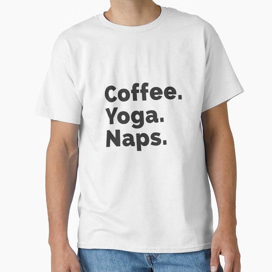 Yoga cardio coffee naps lover by Tropical Blood - Adult & Kids T-Shirts, Sweatshirts & Hoodies apparel design preview 1