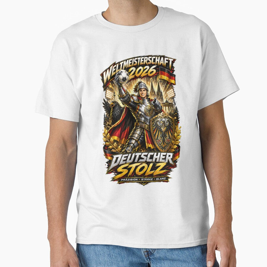 German World Cup 2026 Knight Fan Art by Retro Arabica - Adult & Kids T-Shirts, Sweatshirts & Hoodies apparel design preview 1