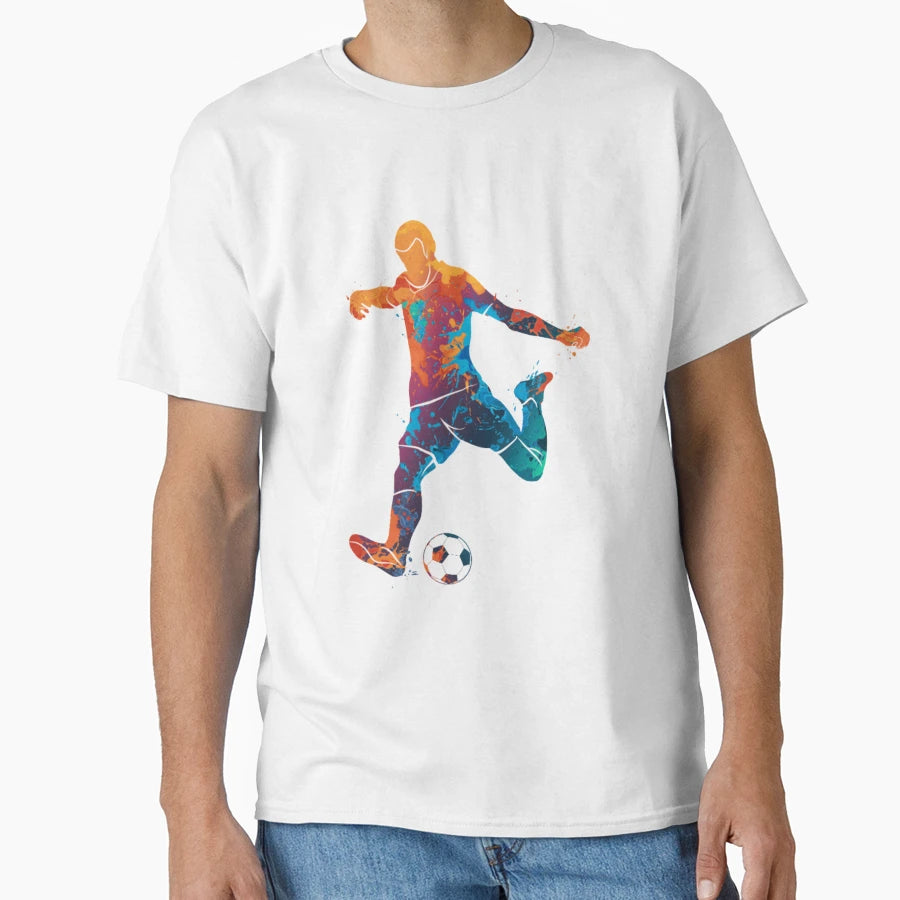 Football Player T-Shirt - Streetwear Style for Adults - T-Shirt, Sweatshirt, Hoodie