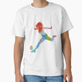 Female Soccer Player T-Shirt - Graphic Print for Adults - T-Shirt, Sweatshirt, Hoodie