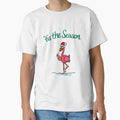 Holiday Flamingo by OTPillustration - Adult & Kids T-Shirts, Sweatshirts & Hoodies apparel design preview 1