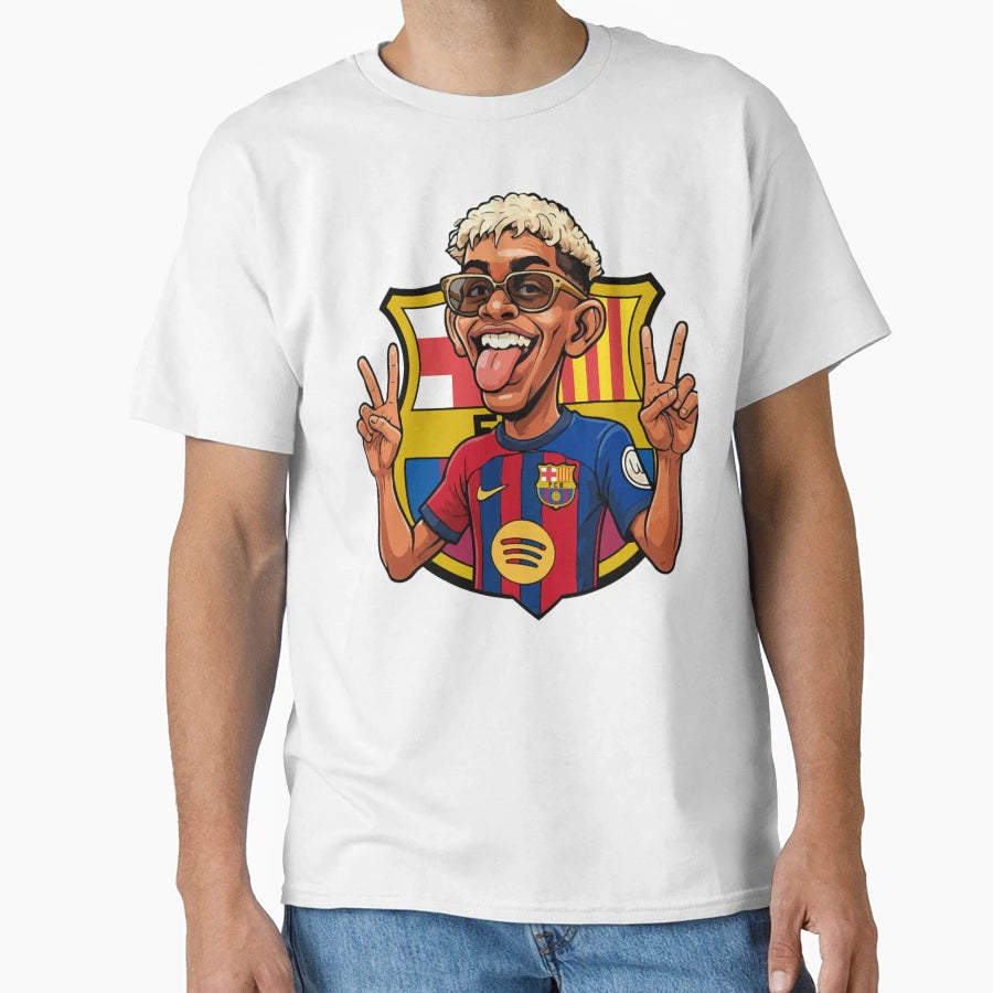 Lamine Yamal Barca T-Shirt - Fun Novelty Design Unisex - T-Shirt, Sweatshirt, Hoodie