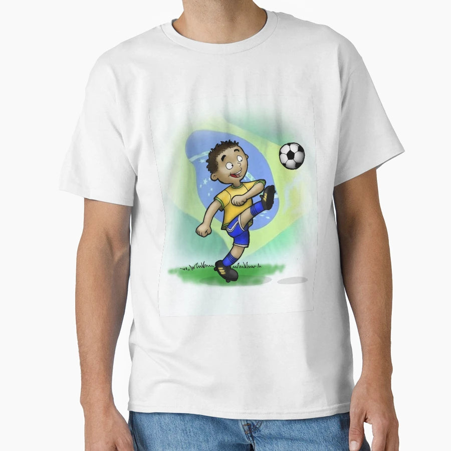 Brasil Football Team T-Shirt - Casual Everyday Wear for Adults - T-Shirt, Sweatshirt, Hoodie