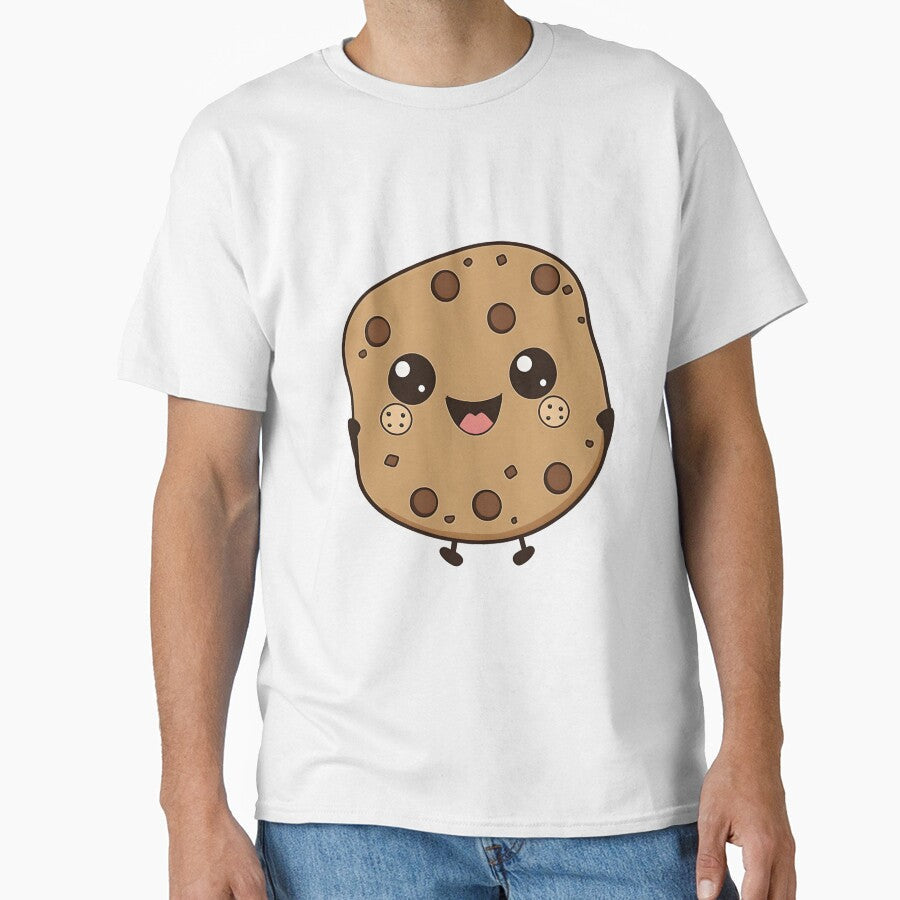 Adorable chocolate chip cookie kawaii by R.L cases - Adult & Kids T-Shirts, Sweatshirts & Hoodies apparel design preview 1