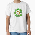 Letter Q Lucky Clover St Patricks Day T-Shirt - Graphic Print Unisex - T-Shirt, Sweatshirt, Hoodie