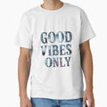Good Vibes Only Typography Design by jamessismanes - Adult & Kids T-Shirts, Sweatshirts & Hoodies apparel design preview 1