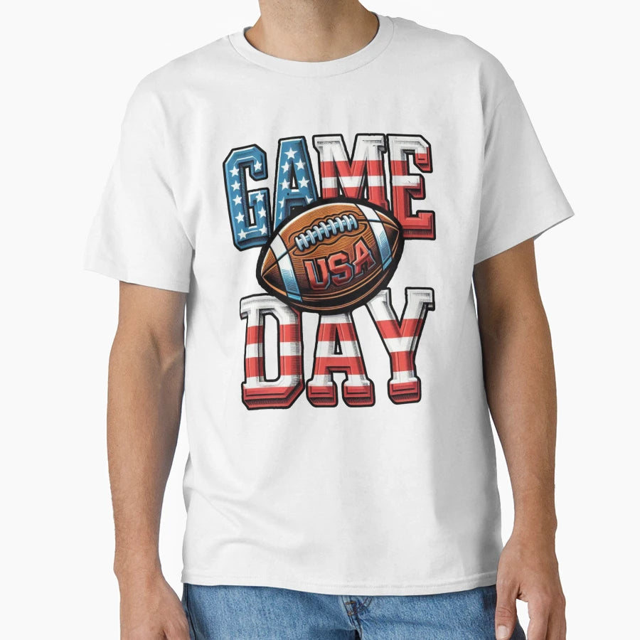 Game Day Football T-Shirt - Novelty Apparel Unisex - T-Shirt, Sweatshirt, Hoodie