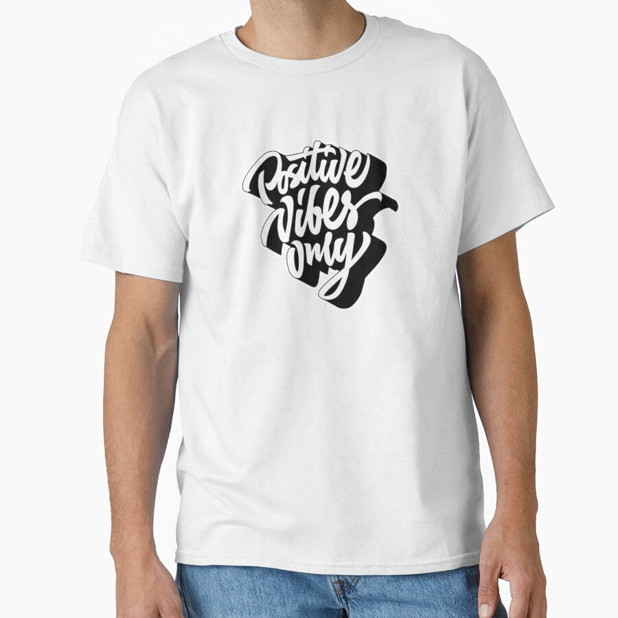 Positive vibes only by Ratatatts - Adult & Kids T-Shirts, Sweatshirts & Hoodies apparel design preview 1