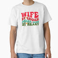Wife Soccer Mom Mother Groovy T-Shirt - Casual Everyday Wear Men Women - T-Shirt, Sweatshirt, Hoodie