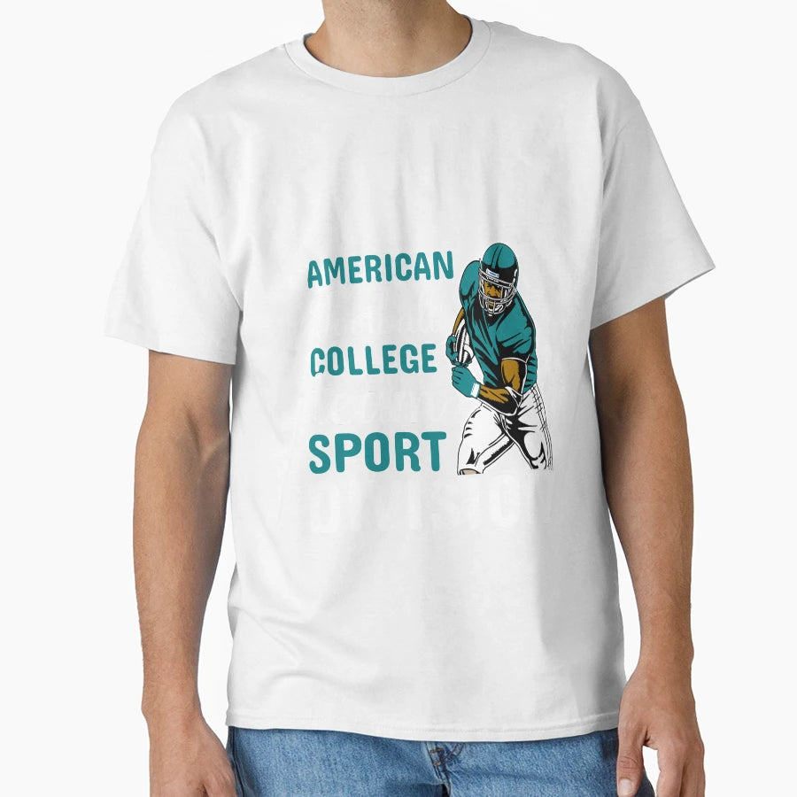 Football Lover American Football Player T-Shirt - Unique Graphic for Adults - T-Shirt, Sweatshirt, Hoodie