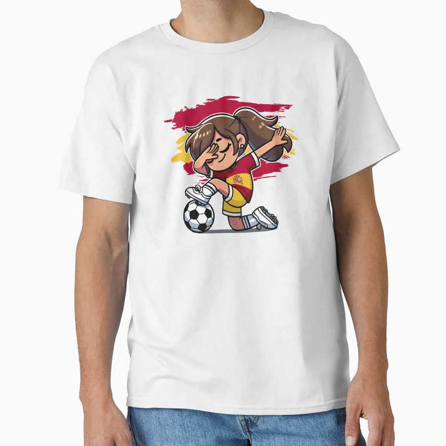 Soccer Spain Football Lover T-Shirt - Streetwear Style for Adults - T-Shirt, Sweatshirt, Hoodie