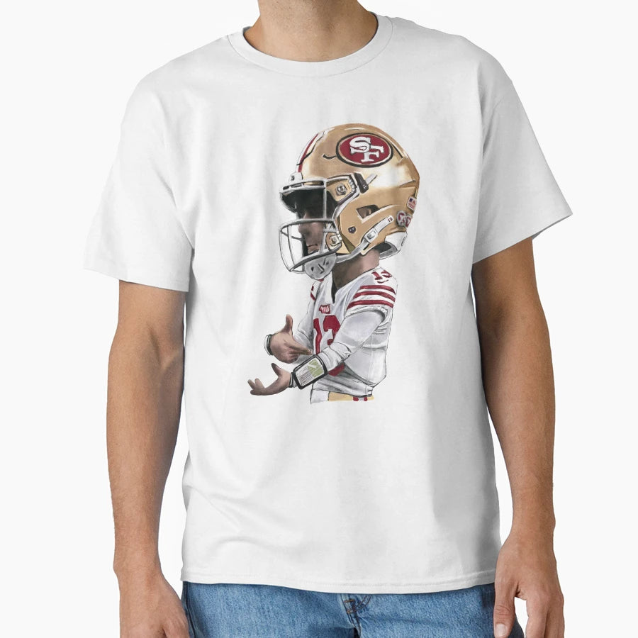 San Francisco 49Ers Quarterback BP T-Shirt - Trendy Graphic Unisex - T-Shirt, Sweatshirt, Hoodie