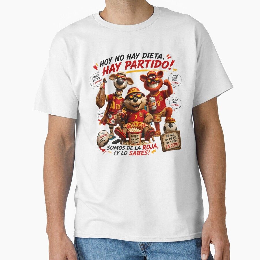 La Roja Spain World Cup 2026 Fans by WabiSabiSjak - Adult & Kids T-Shirts, Sweatshirts & Hoodies apparel design preview 1