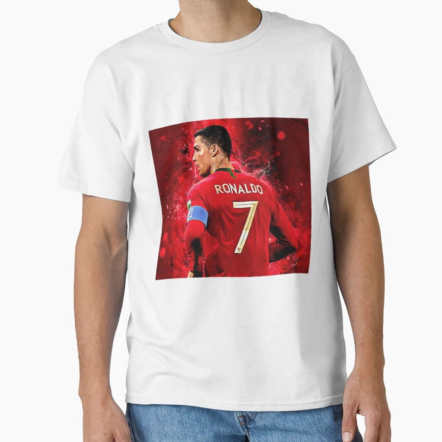 Cristiano Ronaldo T-Shirt - Minimalist Print for Adults - T-Shirt, Sweatshirt, Hoodie