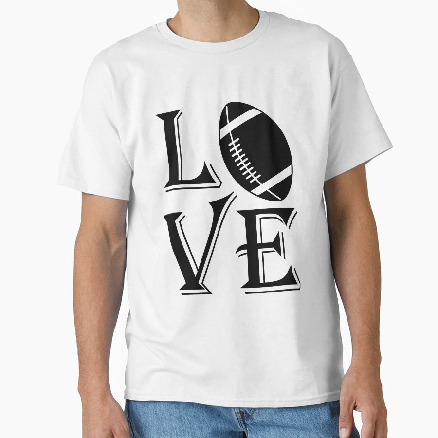 Football Lover American Football T-Shirt - Casual Everyday Wear Unisex - T-Shirt, Sweatshirt, Hoodie