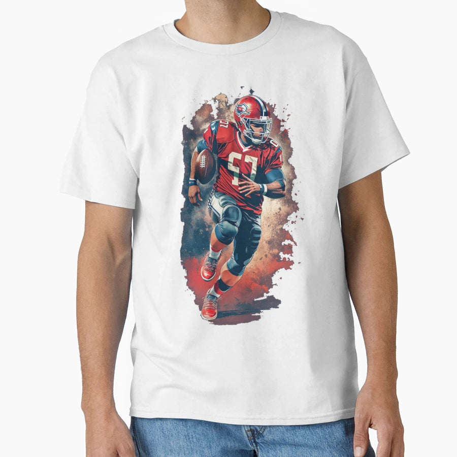 American Football Player T-Shirt - Streetwear Style Unisex - T-Shirt, Sweatshirt, Hoodie