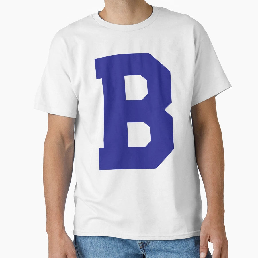 Alphabet Blue B Sports Letter B T-Shirt - Aesthetic Graphic Unisex - T-Shirt, Sweatshirt, Hoodie