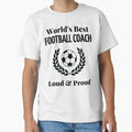 Worlds Best Football Coach T-Shirt - Unique Graphic Men Women - T-Shirt, Sweatshirt, Hoodie