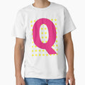 Q Letter Letter Q T-Shirt - Aesthetic Graphic for Adults - T-Shirt, Sweatshirt, Hoodie