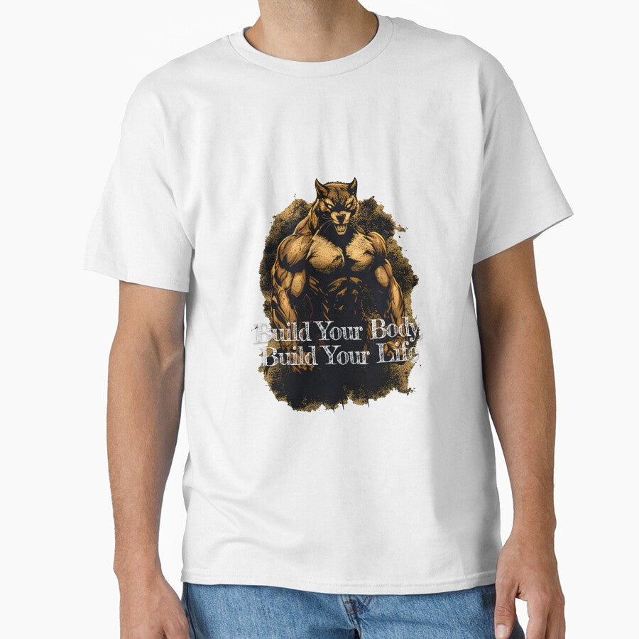 Build Your Body, LifeDesignBodybuilding Fitness Gym - Adult & Kids T-Shirts, Sweatshirts & Hoodies apparel design preview 1