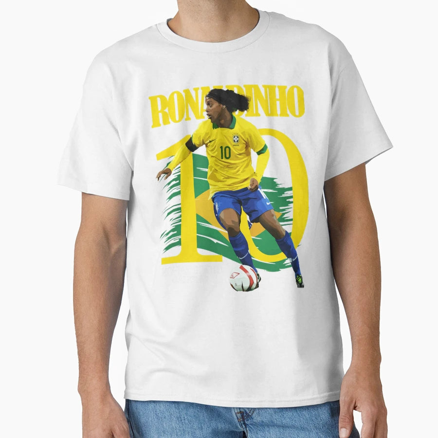 Ronaldinho Legends T-Shirt - Unique Graphic for Adults - T-Shirt, Sweatshirt, Hoodie