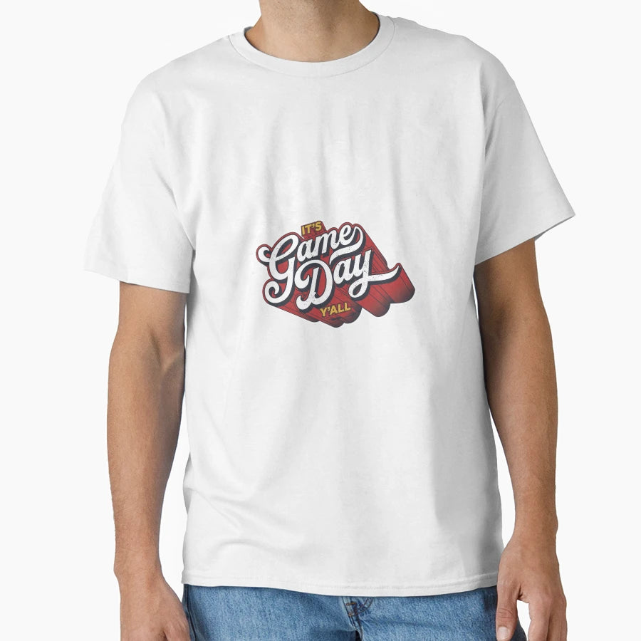 Its Game Day Yall Soccer Mom Soccer Dad T-Shirt - Custom Art Print Unisex - T-Shirt, Sweatshirt, Hoodie