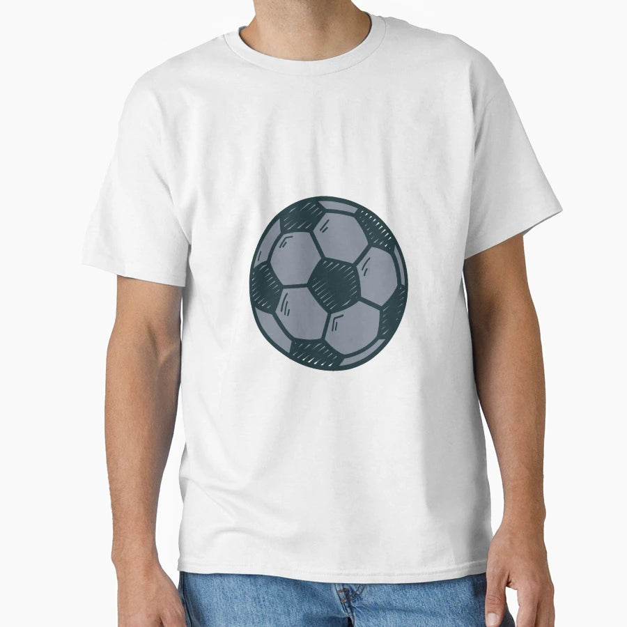Soccer Ball T-Shirt - Fun Novelty Design for Adults - T-Shirt, Sweatshirt, Hoodie