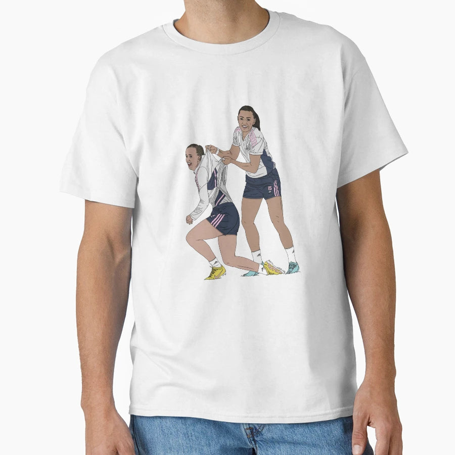 Beth Mead And Katie Mccabe T-Shirt - Minimalist Print for Adults - T-Shirt, Sweatshirt, Hoodie
