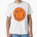 Uf Happy T-Shirt - Minimalist Print for Adults - T-Shirt, Sweatshirt, Hoodie