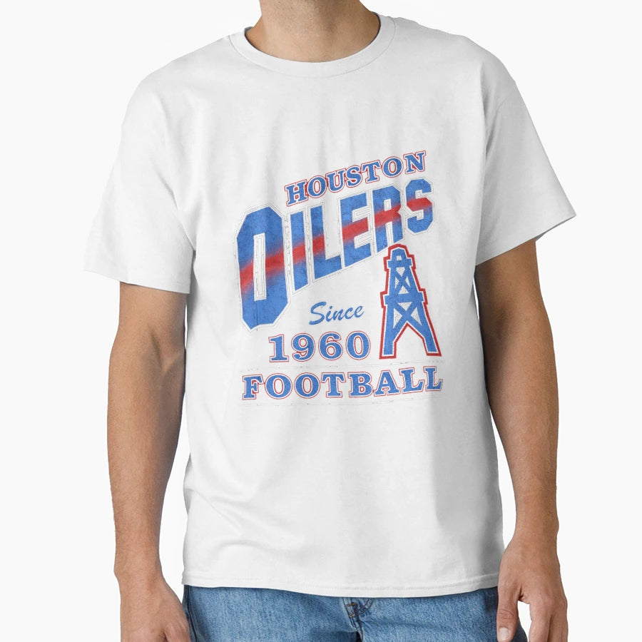 Houston Oilers 1960 Football Heritage T-Shirt - Unique Graphic for Adults - T-Shirt, Sweatshirt, Hoodie