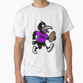 Raven Football Mascot T-Shirt - Unique Graphic for Adults - T-Shirt, Sweatshirt, Hoodie