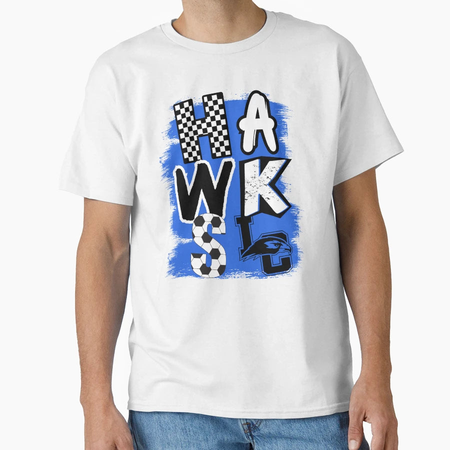 Hawks Soccer T-Shirt - Trendy Graphic for Adults - T-Shirt, Sweatshirt, Hoodie