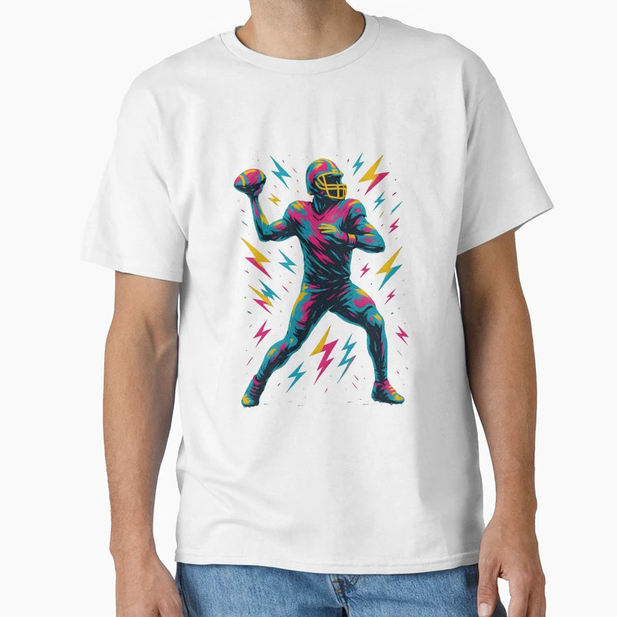 Gridiron Thunder T-Shirt - Custom Art Print for Adults - T-Shirt, Sweatshirt, Hoodie