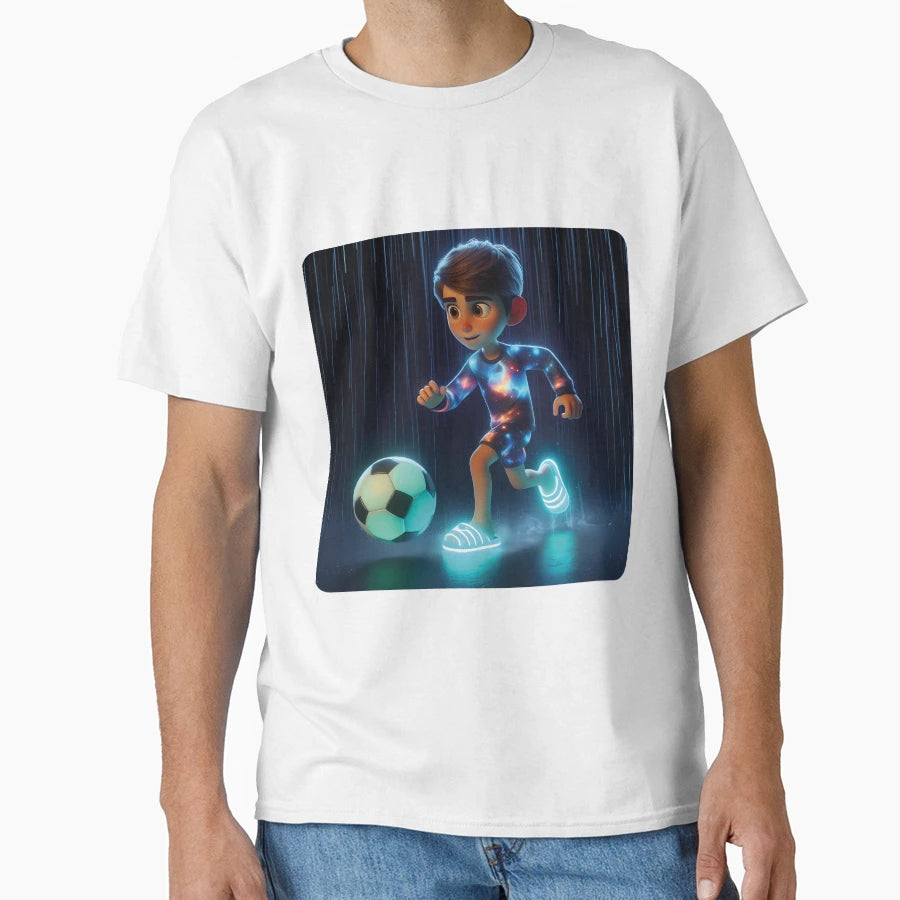 Sports Soccer Rain T-Shirt - Unique Graphic Men Women - T-Shirt, Sweatshirt, Hoodie