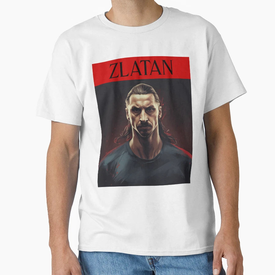 Zlatan Red T-Shirt - Unique Graphic Unisex - T-Shirt, Sweatshirt, Hoodie