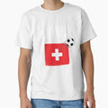 Schweiz Football T-Shirt - Aesthetic Graphic Unisex - T-Shirt, Sweatshirt, Hoodie