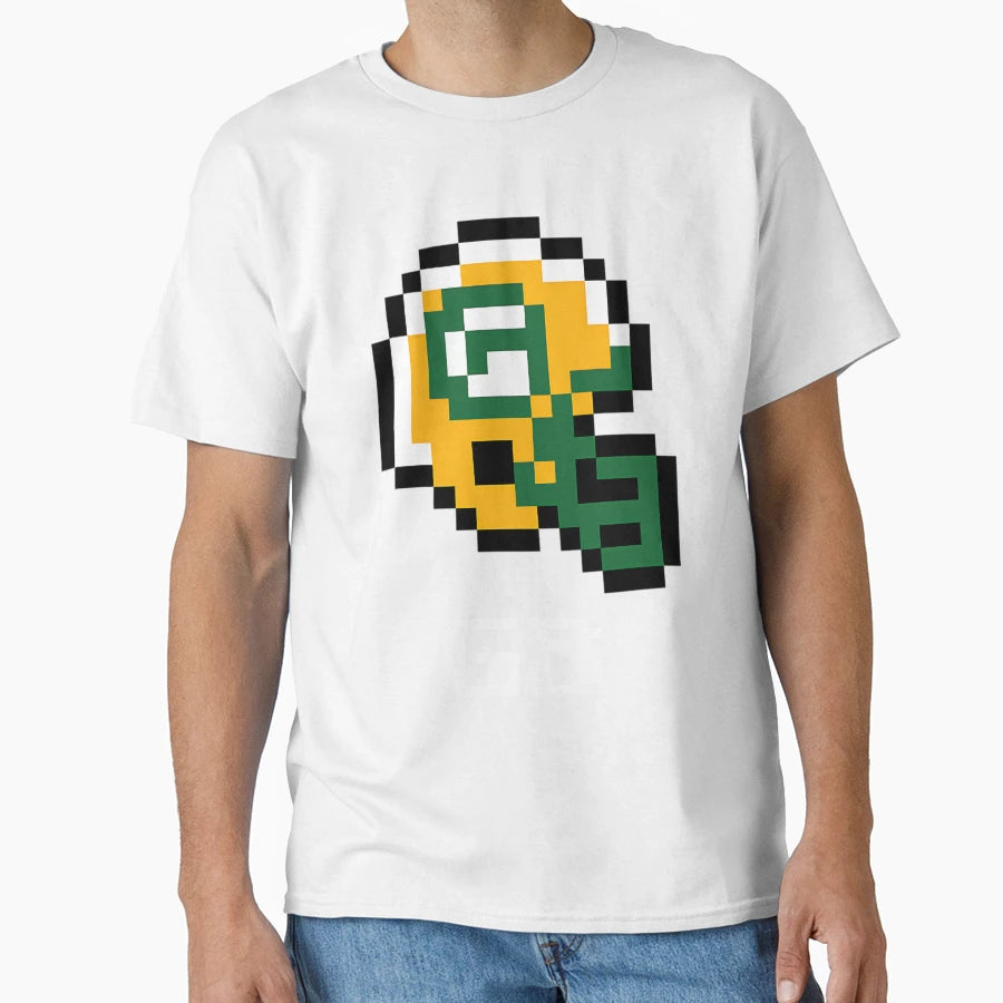Green Bay Packers Tecmo Super Bowl T-Shirt - Fun Novelty Design for Adults - T-Shirt, Sweatshirt, Hoodie