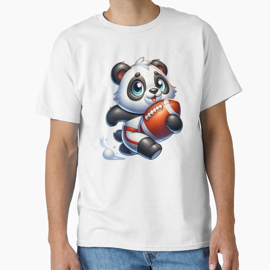 Fantay Football Panda T-Shirt - Trendy Graphic Unisex - T-Shirt, Sweatshirt, Hoodie