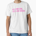 Yes I Am Yes I Love Soccer T-Shirt - Aesthetic Graphic Men Women - T-Shirt, Sweatshirt, Hoodie