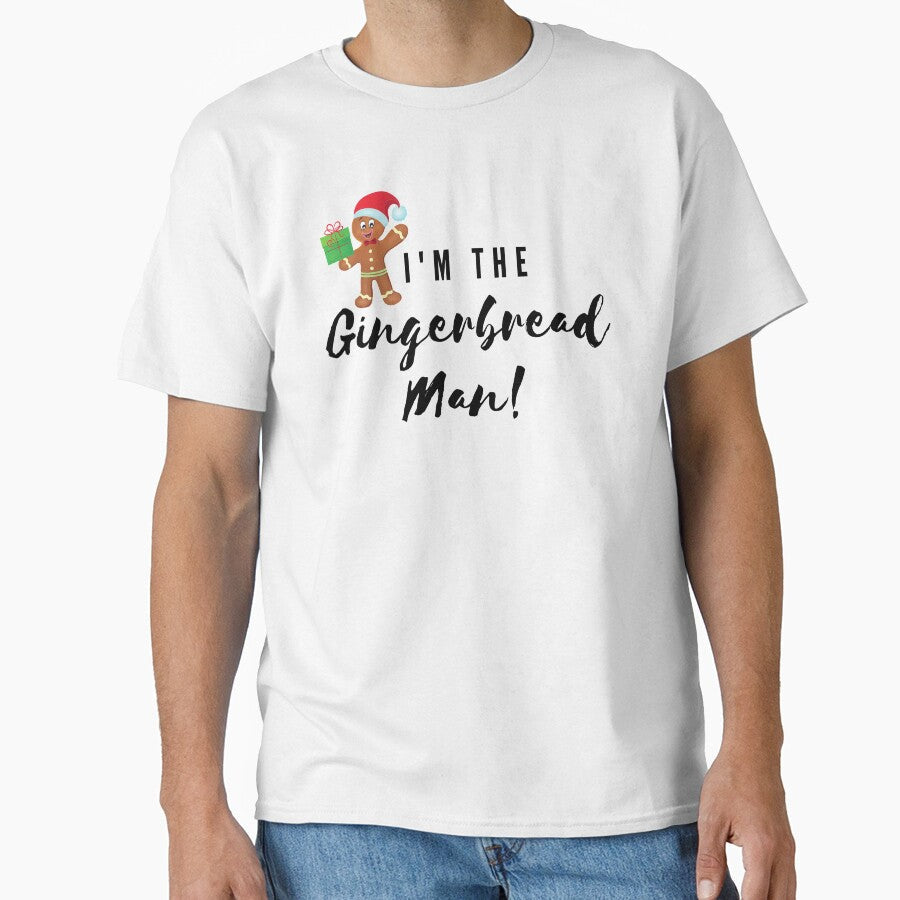 I'm The Gingerbread Man Bk Txt by CharWilcox - Adult & Kids T-Shirts, Sweatshirts & Hoodies apparel design preview 1