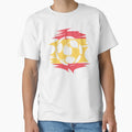 Football Spain Team Illustration T-Shirt - Custom Art Print for Adults - T-Shirt, Sweatshirt, Hoodie