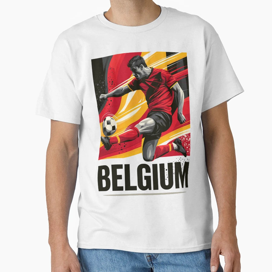 Belgium Soccer T-Shirt - Trendy Graphic Men Women - T-Shirt, Sweatshirt, Hoodie