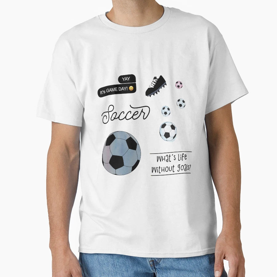 Black Watercolor Soccer Pack T-Shirt - Fun Novelty Design Unisex - T-Shirt, Sweatshirt, Hoodie