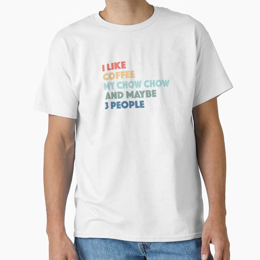 Chow Funny Dog Owner Coffee Lovers Vintage Retro by - Adult & Kids T-Shirts, Sweatshirts & Hoodies apparel design preview 1